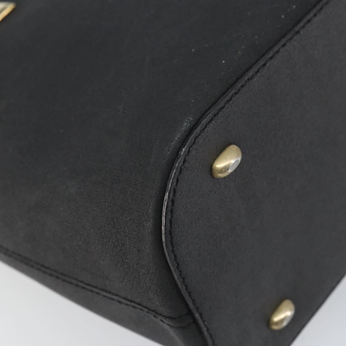 Celine Handbag Leather Black Leather Handbag (Pre-Owned)