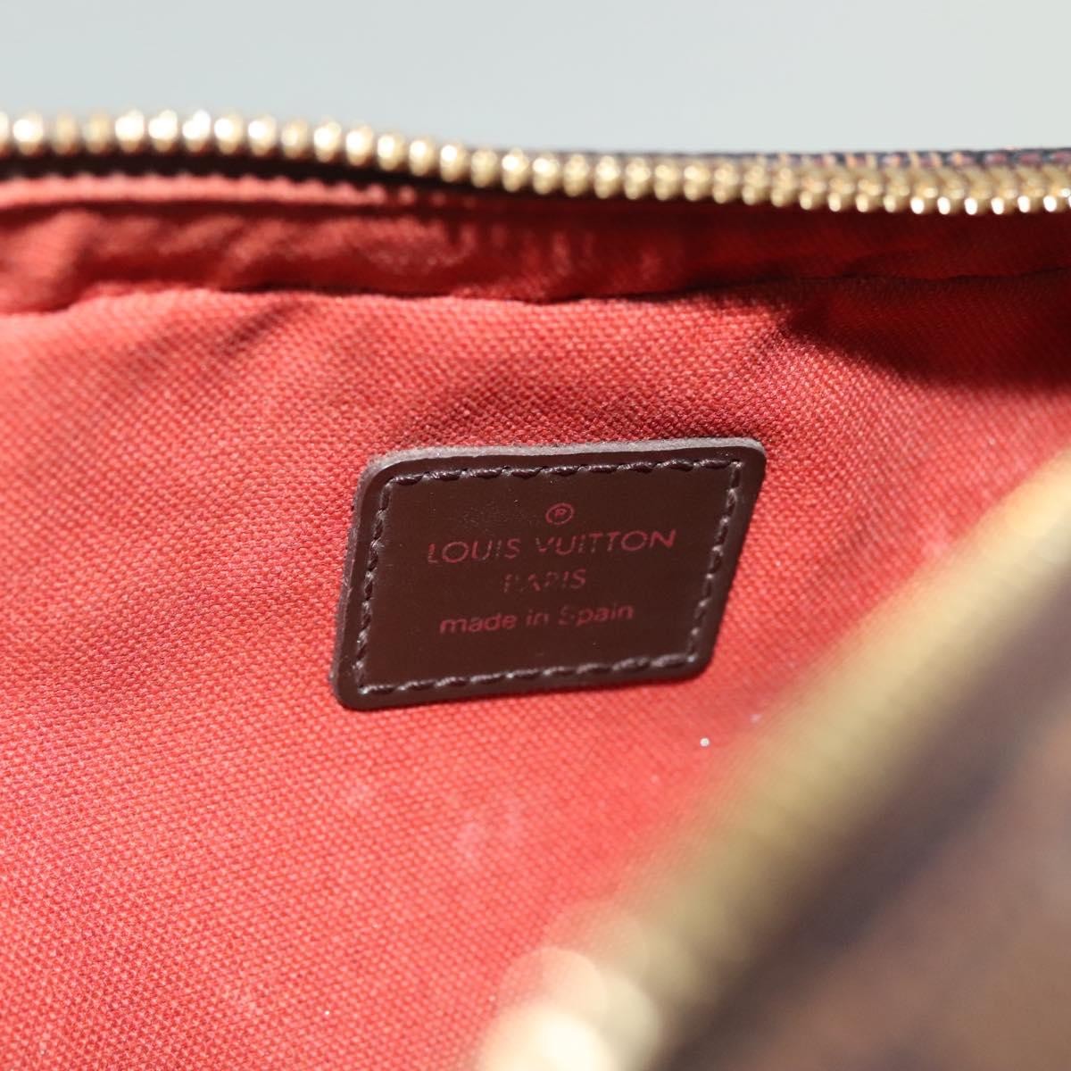 Louis Vuitton Geronimos Waist Bag Damier Brown Canvas Clutche & Pouche Bag (Pre-Owned)