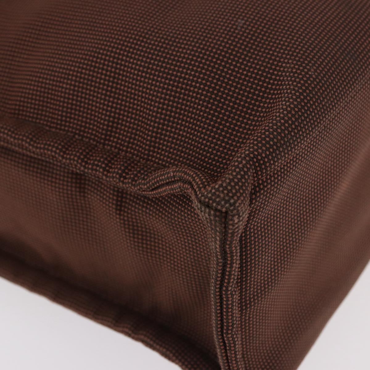 Hermes Fourre Tout Tote Canvas Brown Canvas Tote Bag Bag (Pre-Owned)