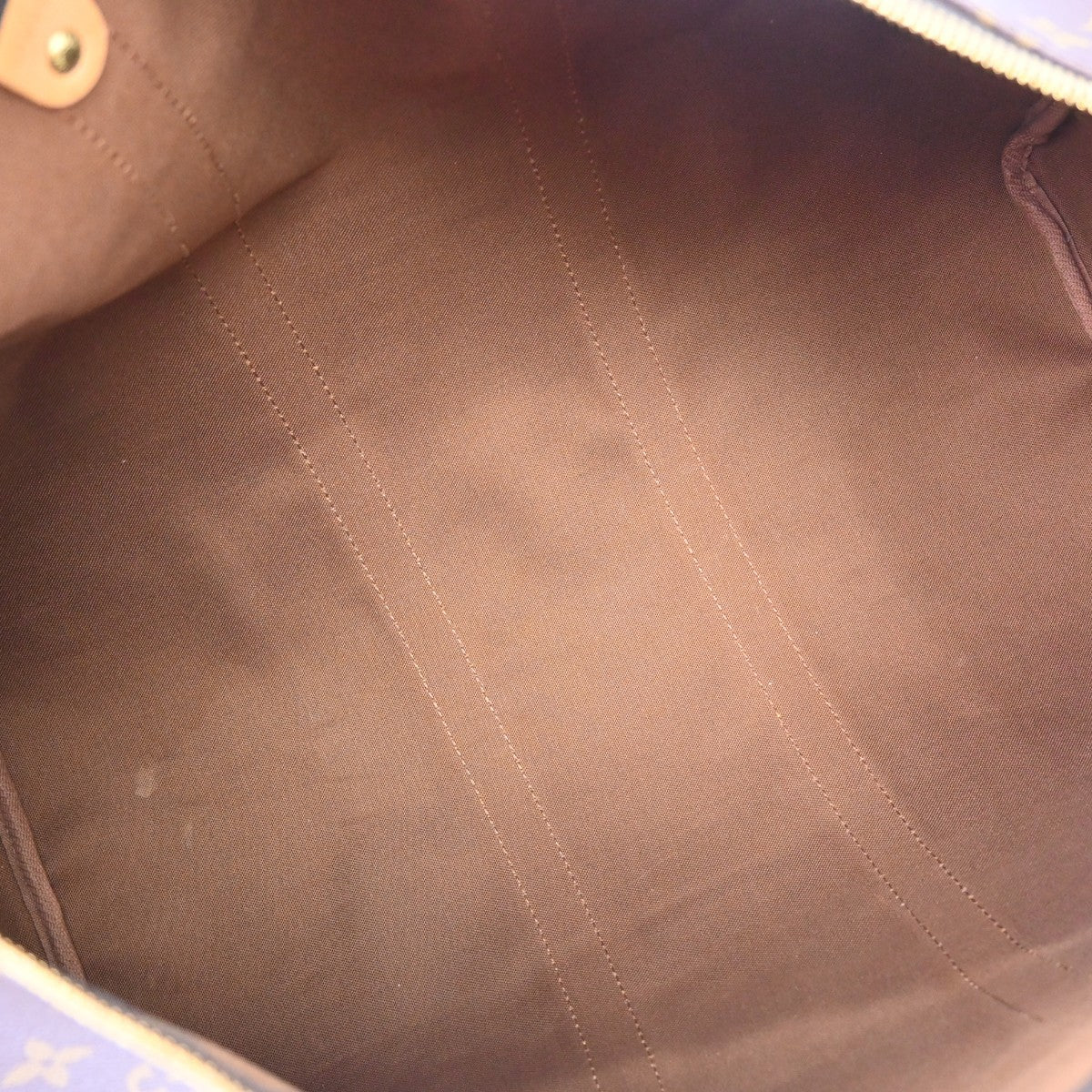 Louis Vuitton Keepall Bag Monogram Canvas Brown Canvas Travel Bag Bag (Pre-Owned)