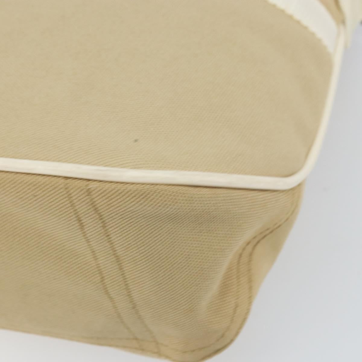 Prada Sport Handbag Canvas Beige Canvas Shoulder Bag Bag (Pre-Owned)