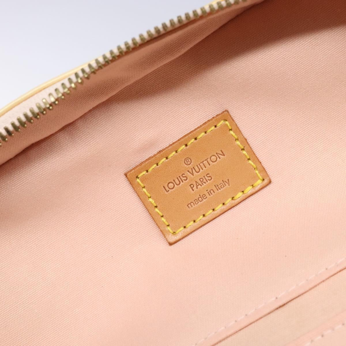 Louis Vuitton Sullivan Handbag Monogram Vernis Beige Patent_Leather Bag (Pre-Owned)