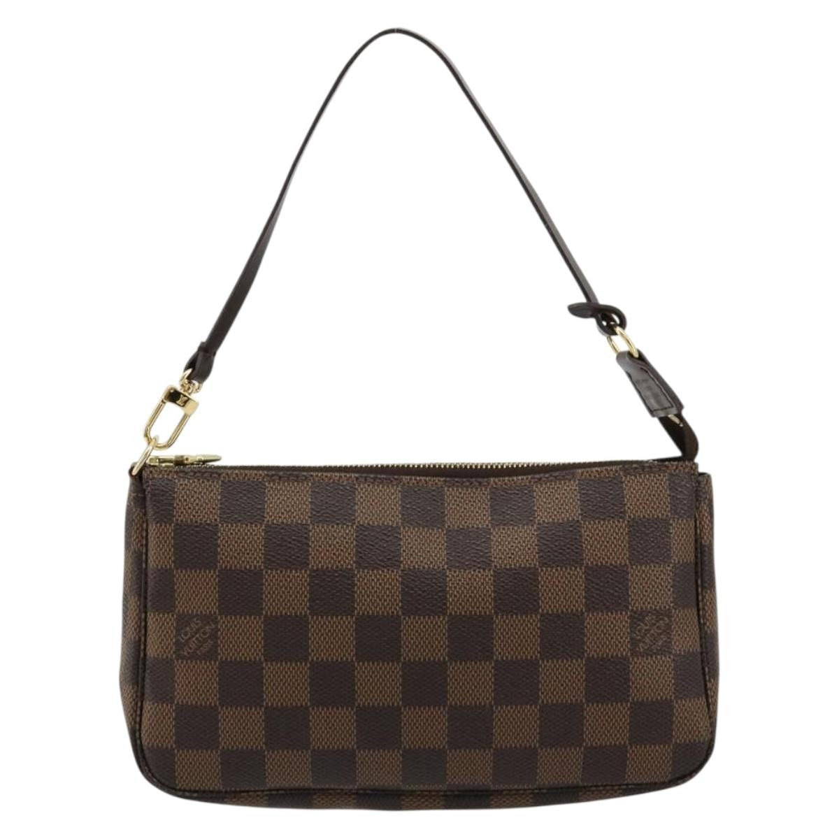 Louis Vuitton Pochette Accessoires Nm Damier Brown Canvas Clutche & Pouche Bag (Pre-Owned)