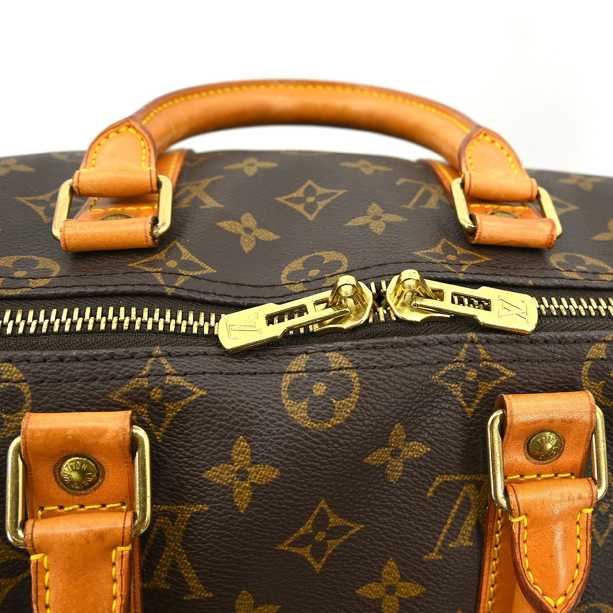 Louis Vuitton Keepall Bag Monogram Canvas Brown Canvas Travel Bag Bag (Pre-Owned)