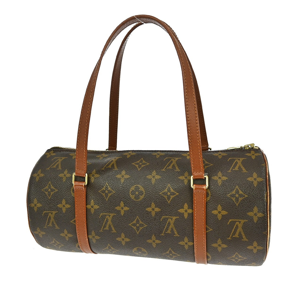 Louis Vuitton Papillon Handbag Monogram Canvas Brown Canvas Handbag (Pre-Owned)