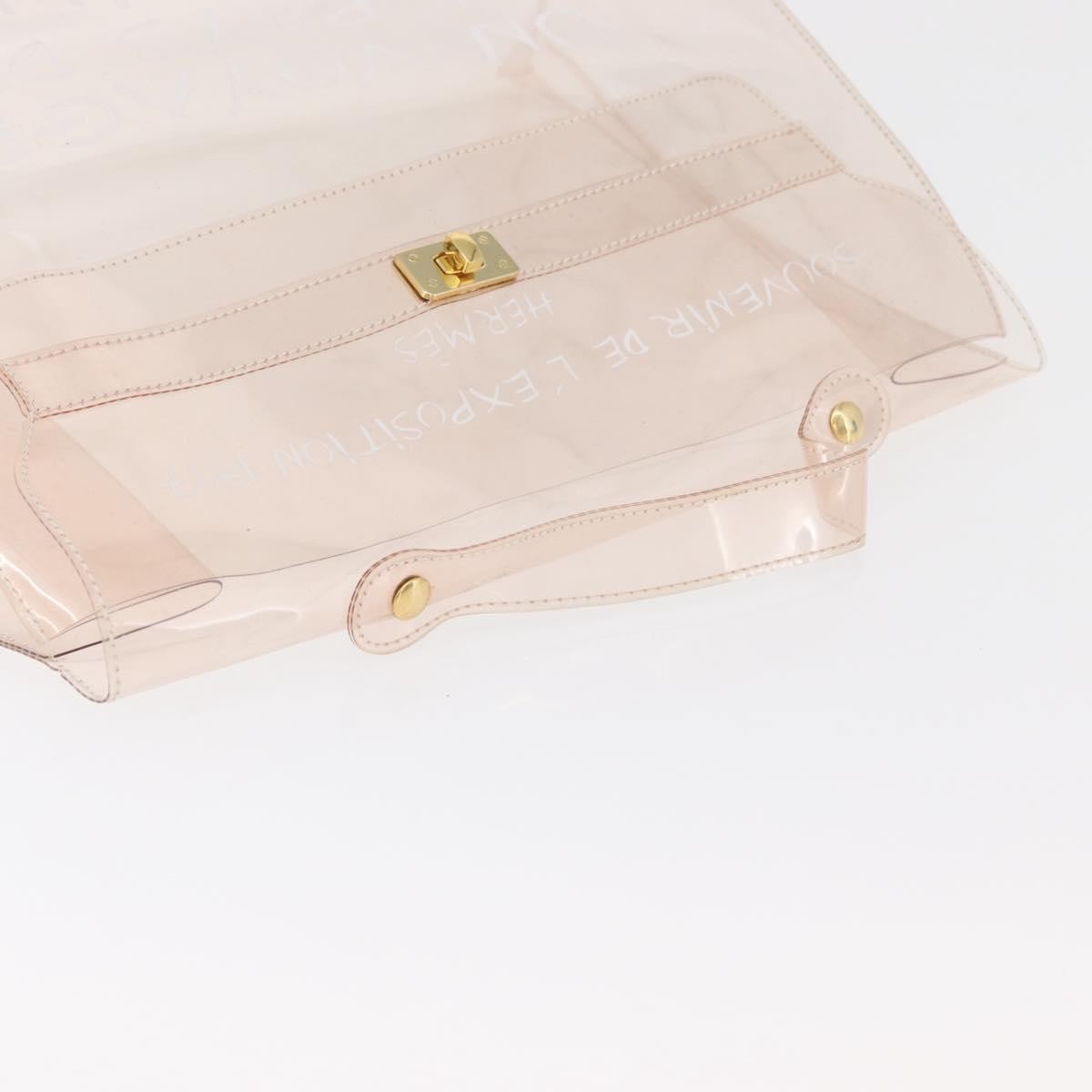 Hermes Kelly Souvenir Bag Vinyl Clear Plastic Handbag (Pre-Owned)