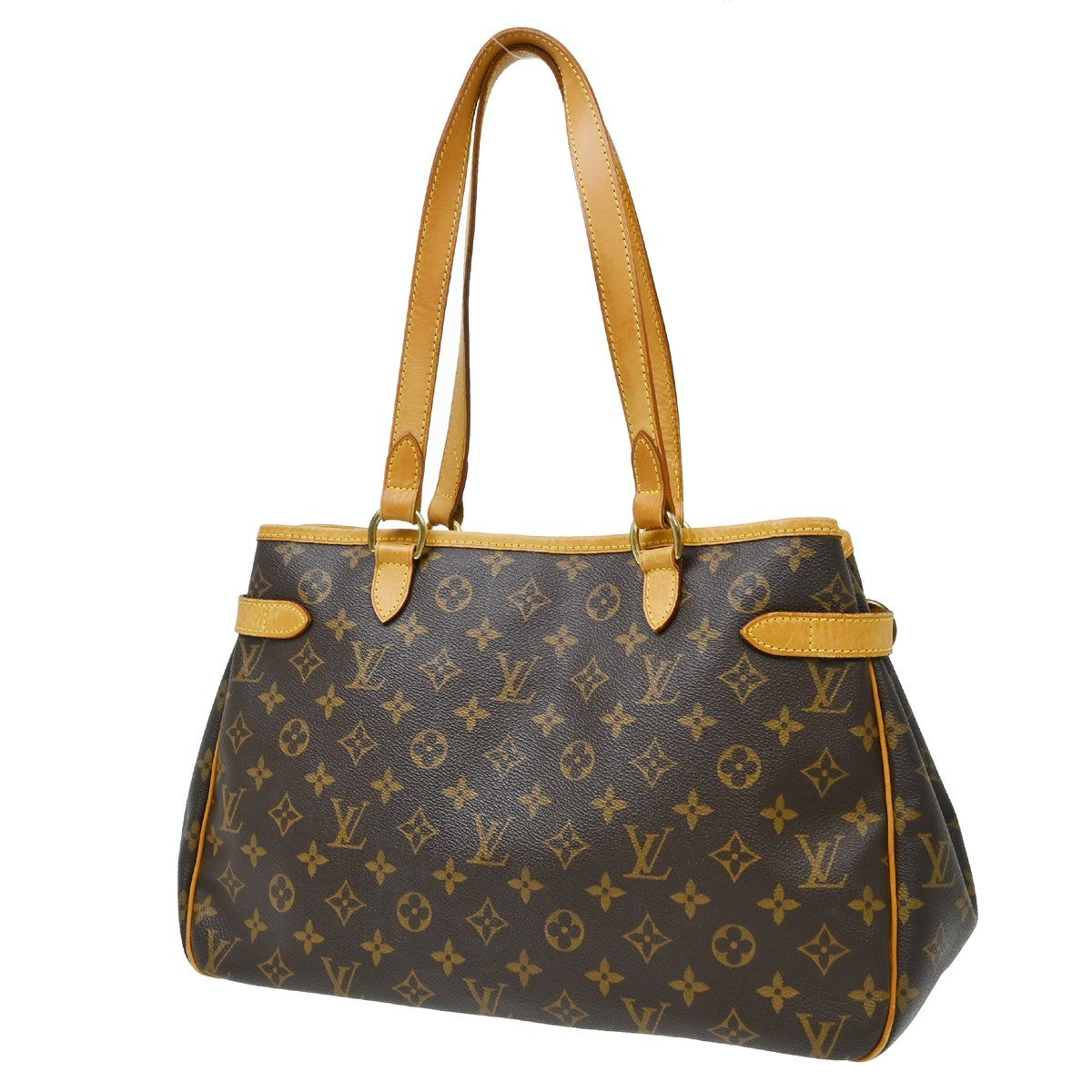 Louis Vuitton Batignolles Handbag Monogram Canvas Brown Canvas Shoulder Bag Bag (Pre-Owned)