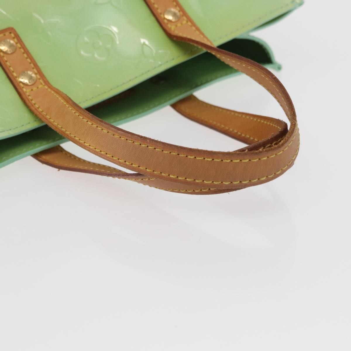 Louis Vuitton Reade Handbag Monogram Vernis Green Patent_Leather Tote Bag Bag (Pre-Owned)