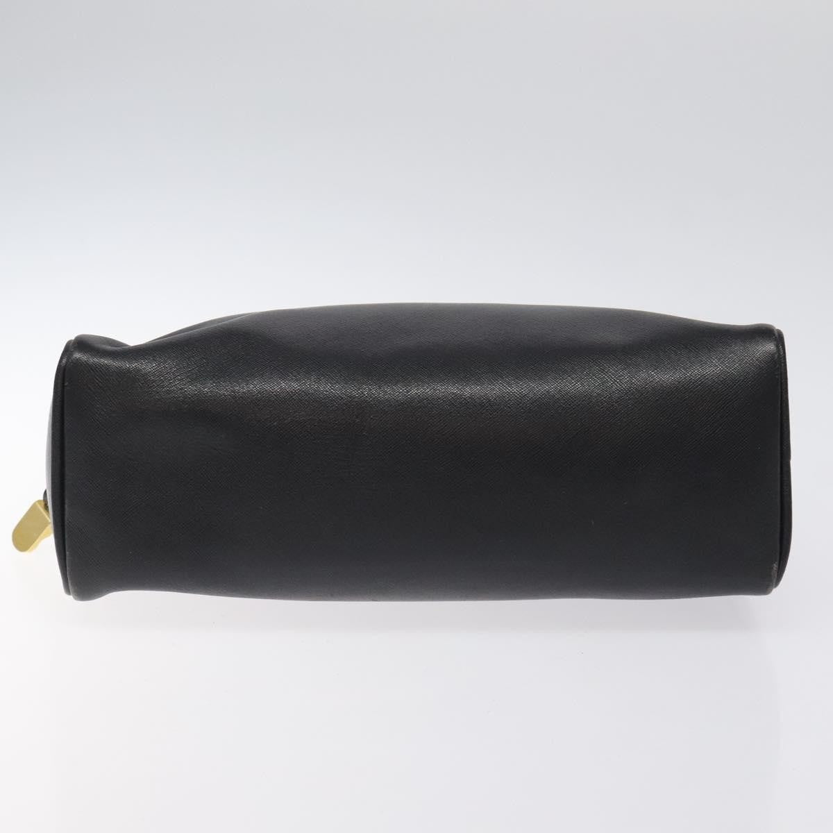 Loewe Anagram Clutch Bag Leather Black Leather Clutche & Pouche Bag (Pre-Owned)