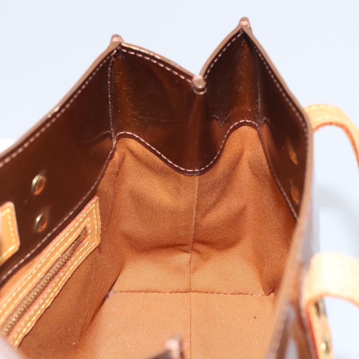 Louis Vuitton Reade Handbag Monogram Vernis Brown Patent_Leather Handbag (Pre-Owned)