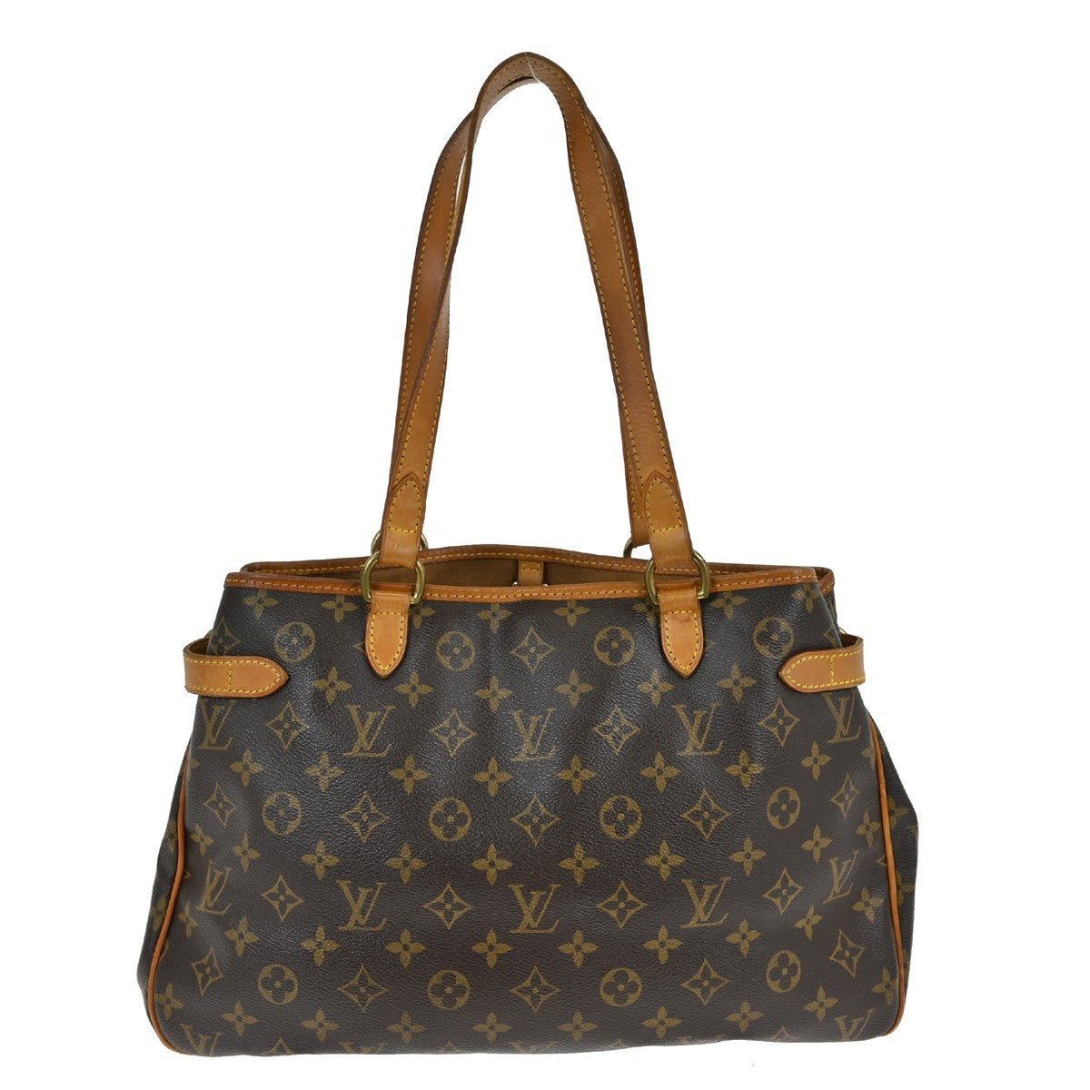 Louis Vuitton Batignolles Handbag Monogram Canvas Brown Canvas Shoulder Bag Bag (Pre-Owned)