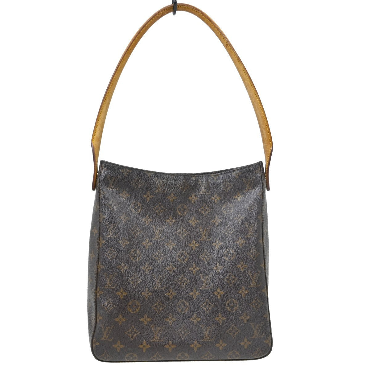 Louis Vuitton Monogram Looping Handbag Monogram Canvas Brown Canvas Shoulder Bag Bag (Pre-Owned)