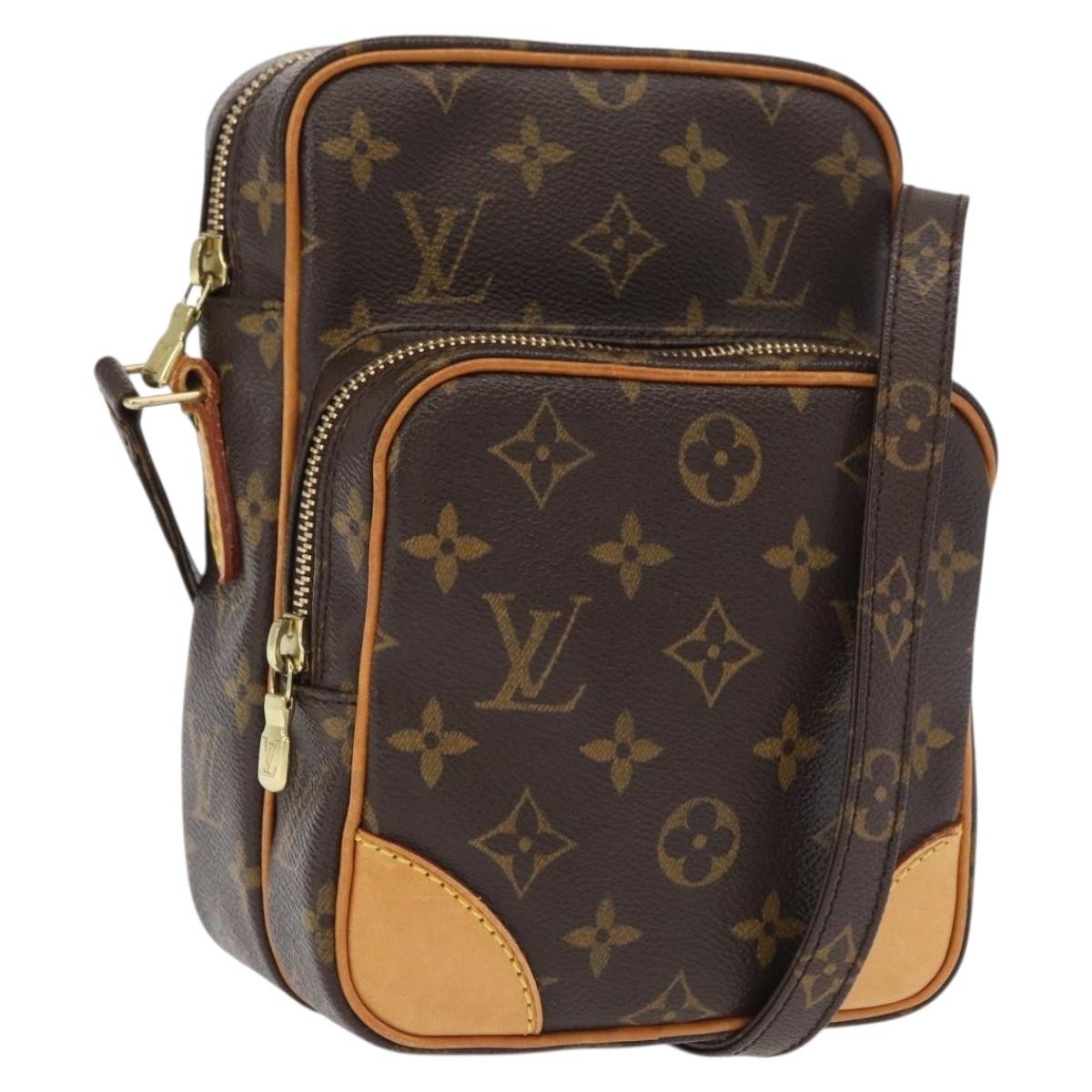 Louis Vuitton Amazone Bag Monogram Canvas Brown Canvas Shoulder Bag Bag (Pre-Owned)