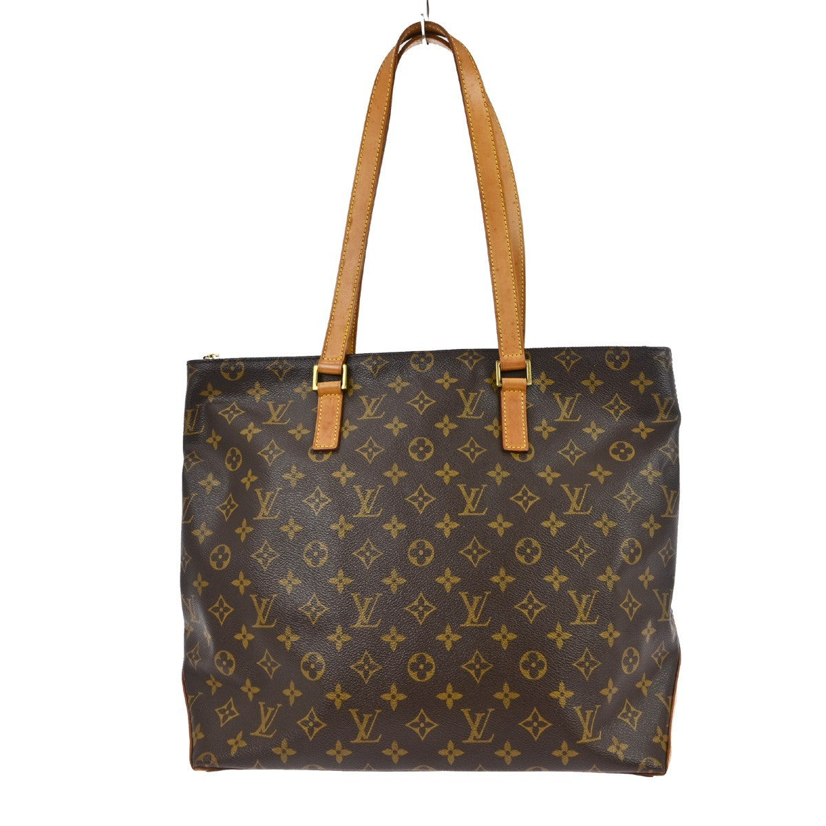 Louis Vuitton Cabas Mezzo Monogram Canvas Brown Canvas Tote Bag Bag (Pre-Owned)