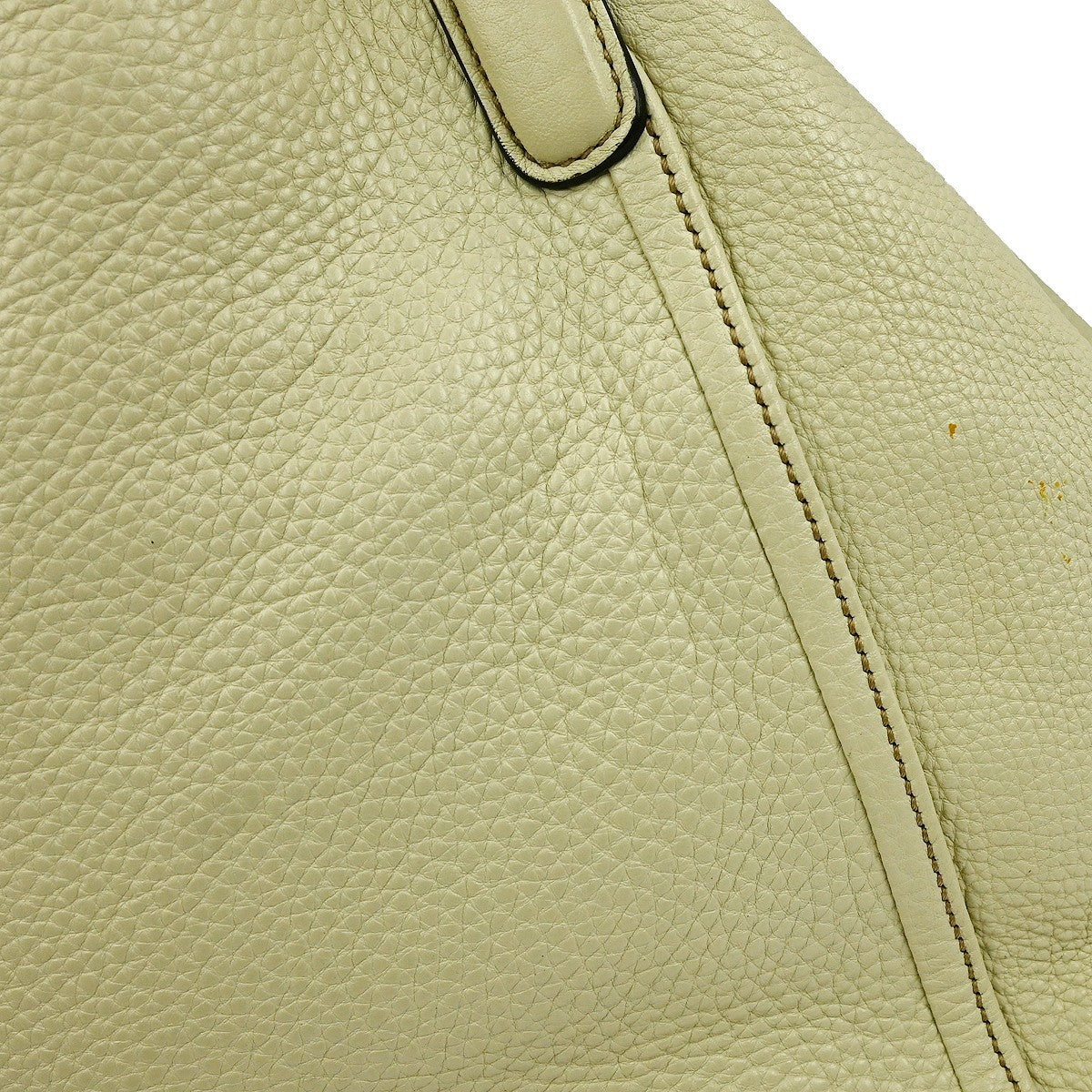 Gucci Soho Handbag Leather Ecru Leather Handbag (Pre-Owned)