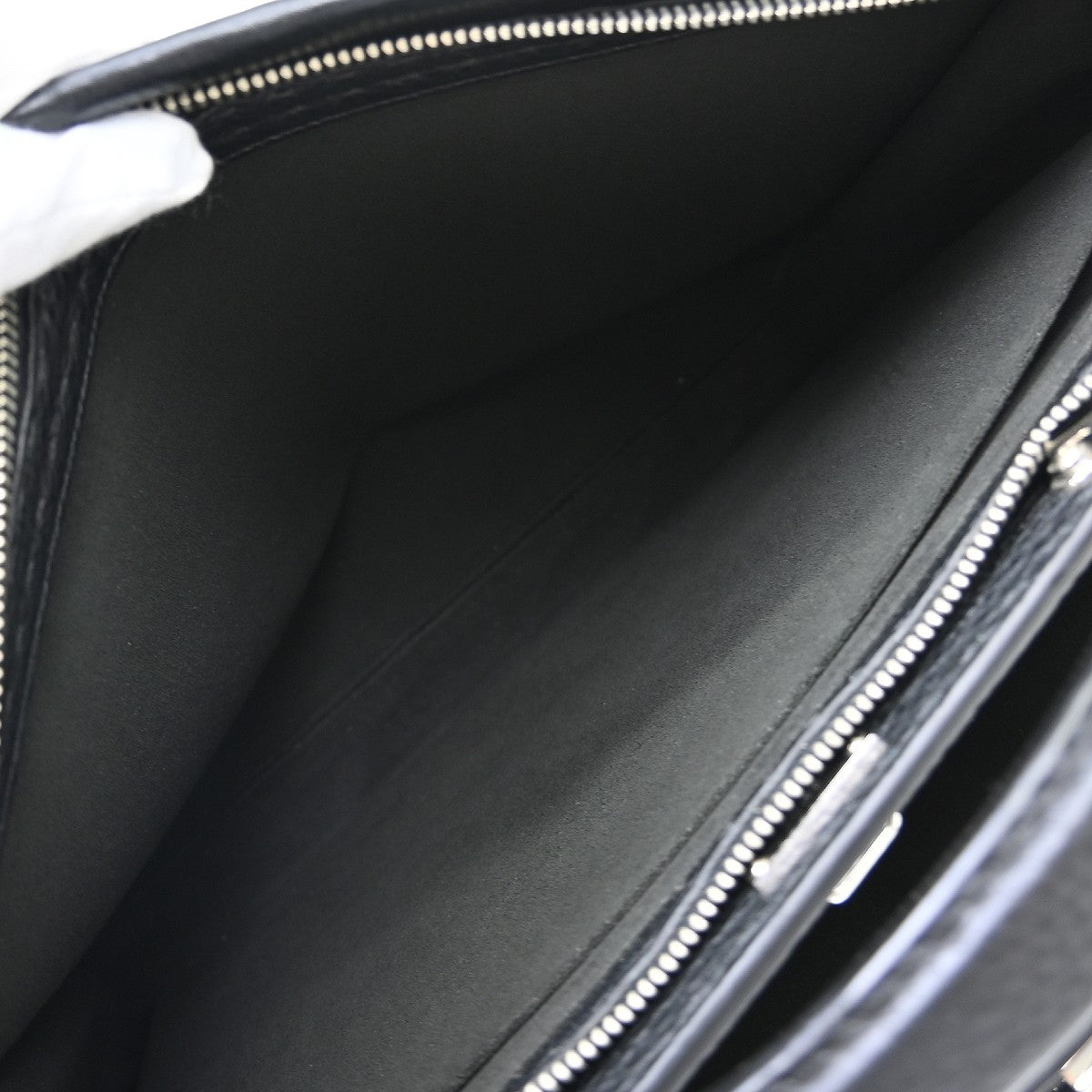 Fendi Selleria Monster Laptop Bag Leather Black Leather Handbag (Pre-Owned)