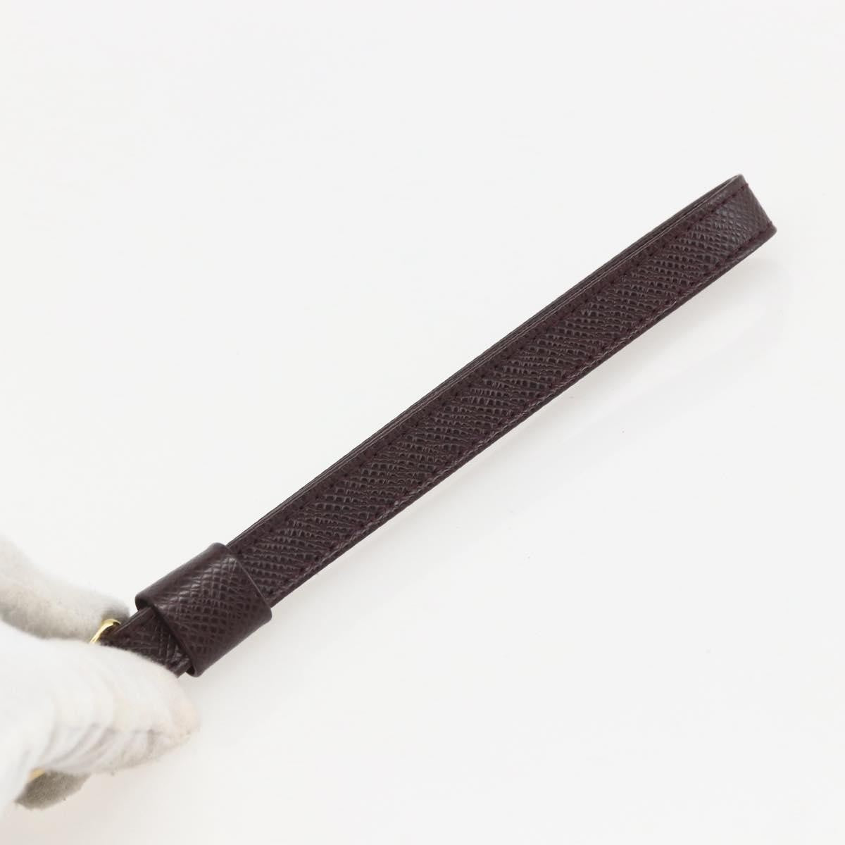 Louis Vuitton Pochette Baikal Clutch Taiga Leather Brown Leather Clutche & Pouche Bag (Pre-Owned)