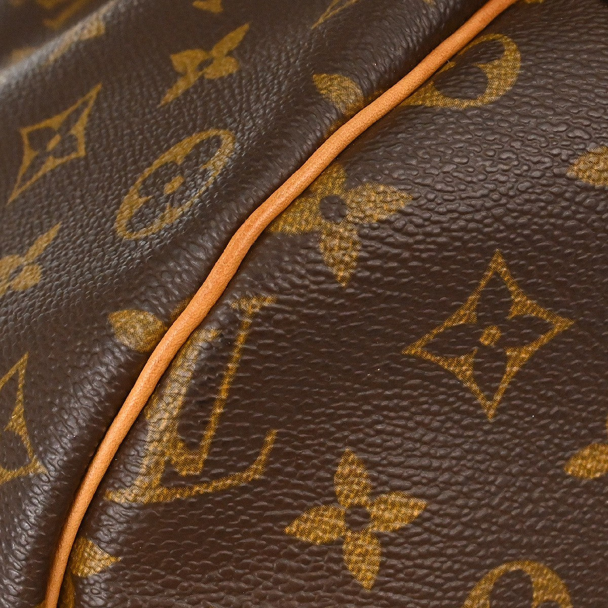 Louis Vuitton Keepall Bag Monogram Canvas Brown Canvas Travel Bag Bag (Pre-Owned)