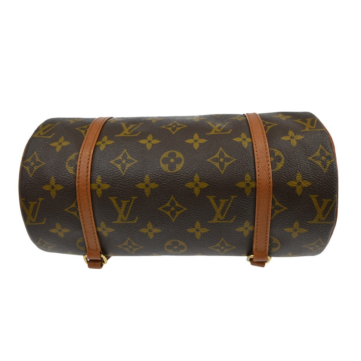 Louis Vuitton Papillon Handbag Monogram Canvas Brown Canvas Handbag (Pre-Owned)