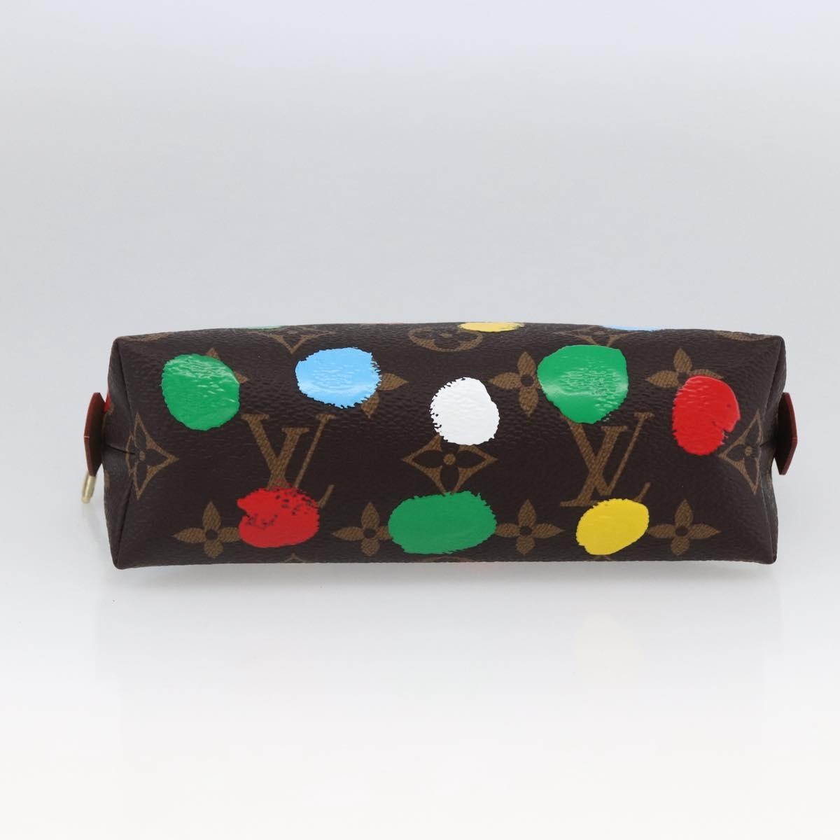 Louis Vuitton Cosmetic Pouch Yayoi Kusama Painted Dots Monogram Canvas Multicolour Canvas Clutche & Pouche Bag (Pre-Owned)