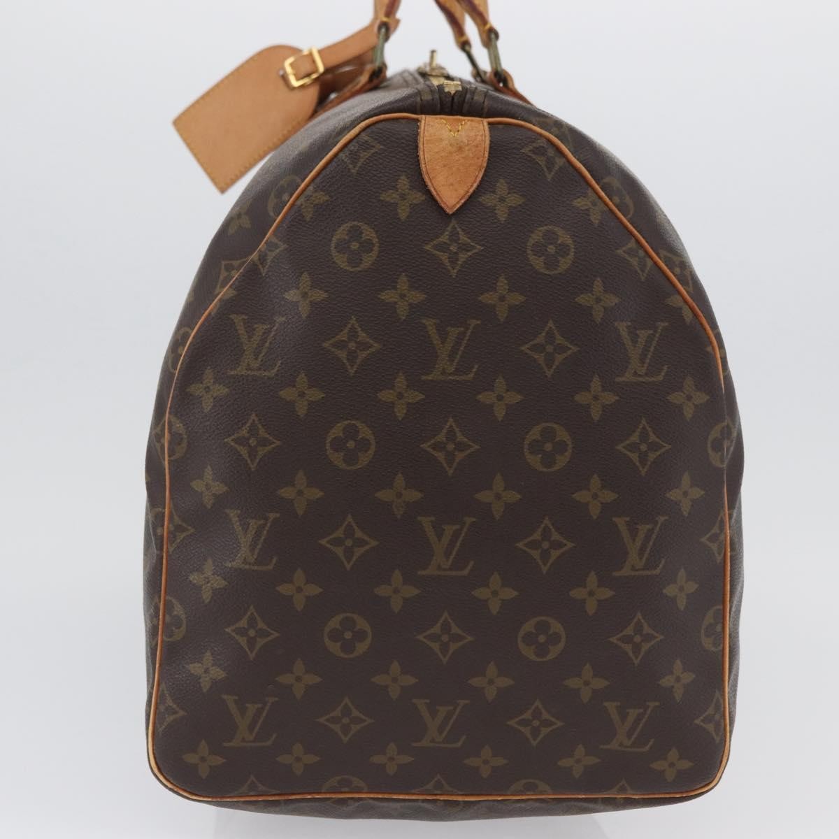 Louis Vuitton Keepall Bag Monogram Canvas Brown Canvas Travel Bag Bag (Pre-Owned)