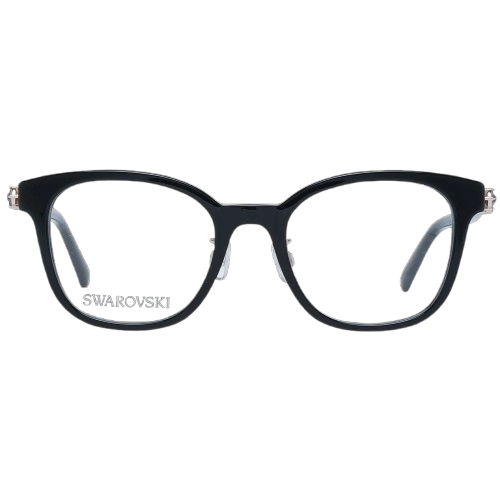 Swarovski Elegant Black Acetate Full-Rim Women's Eyeglasses