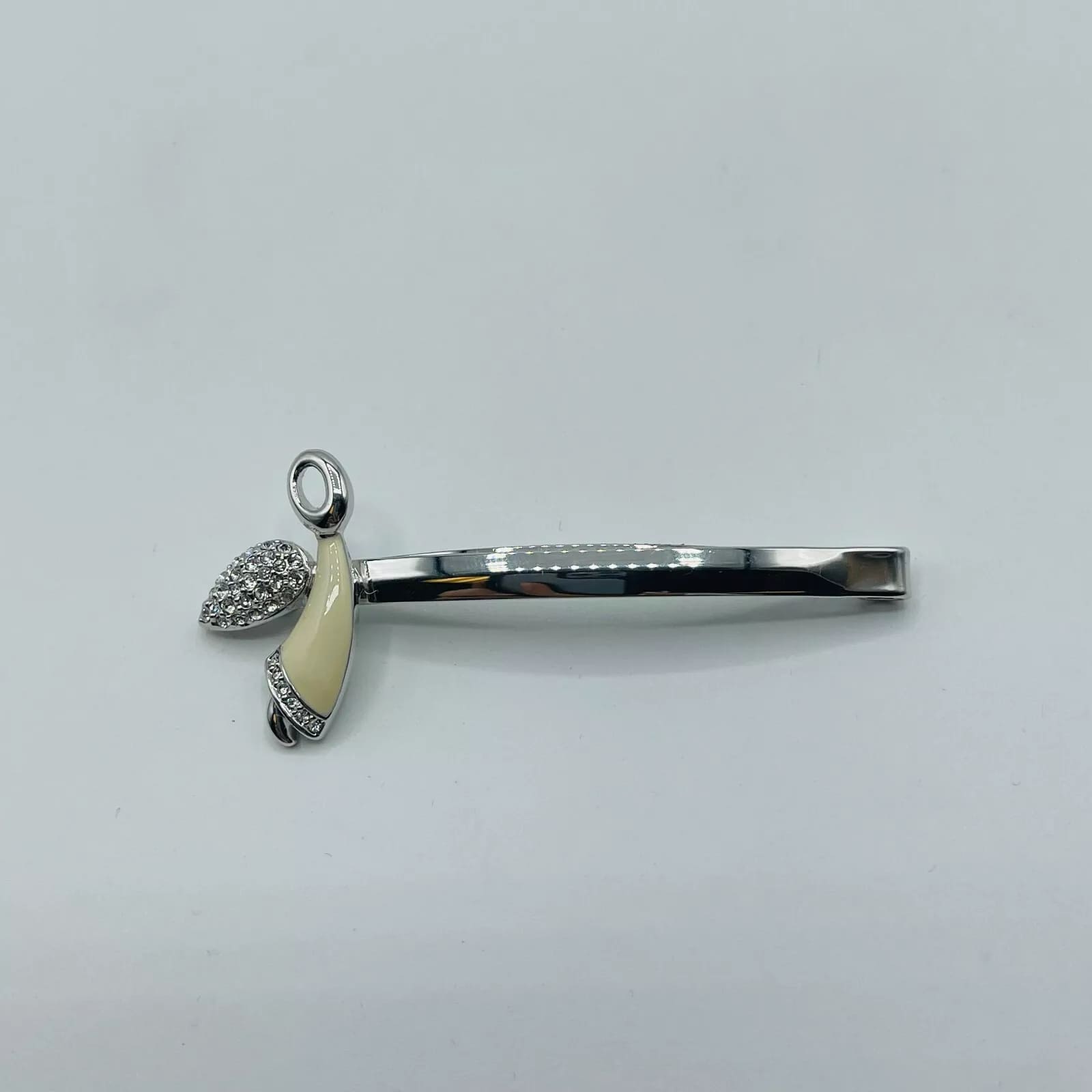 Swarovski Dancing Rhodium Silver Angel Hair Pin