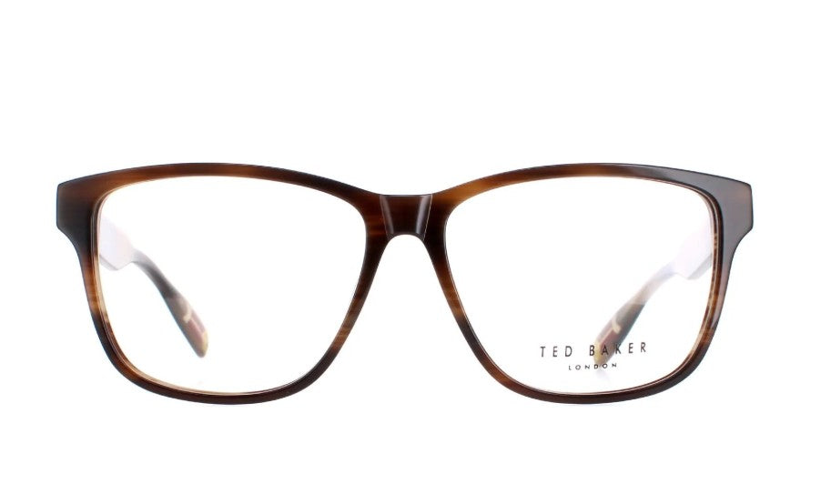 Ted Baker Efren Brown Horn Beige Eyeglass Frames