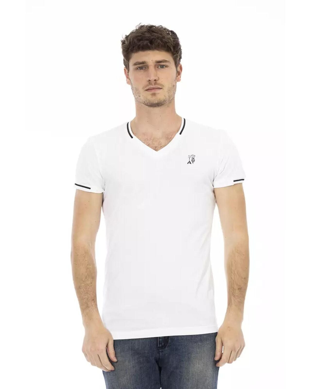 Trussardi Action White Cotton Men's T-Shirt