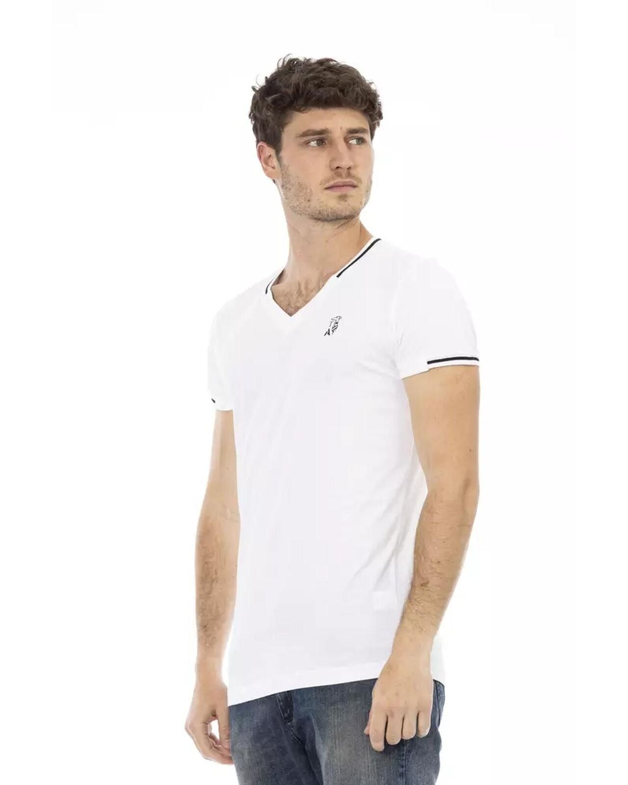 Trussardi Action White Cotton Men's T-Shirt