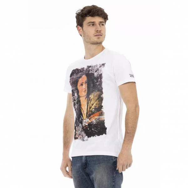Trussardi Action White Cotton Men's T-Shirt