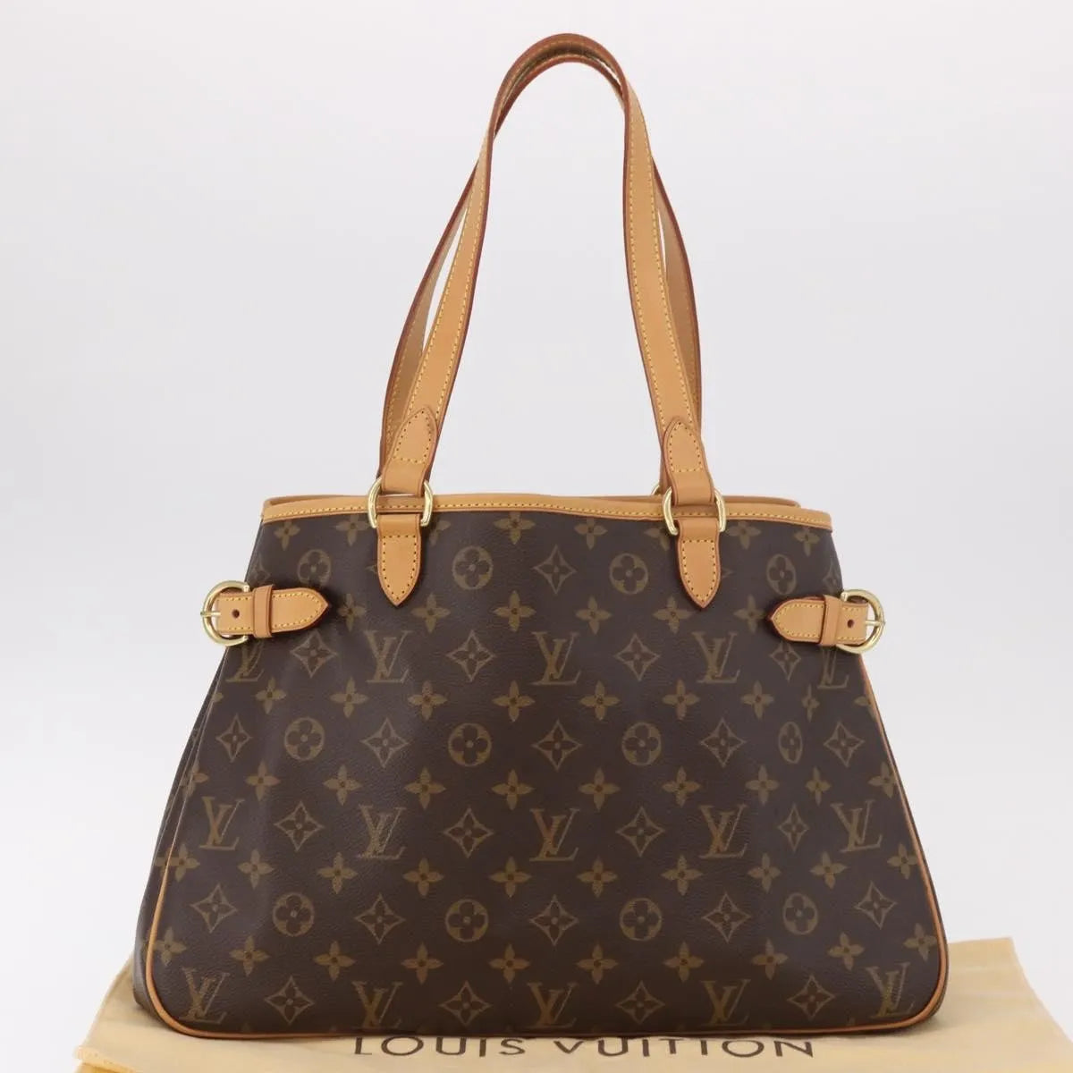 Louis Vuitton Batignolles Monogram Canvas Brown Canvas Shoulder Bag Bag (Pre-Owned)