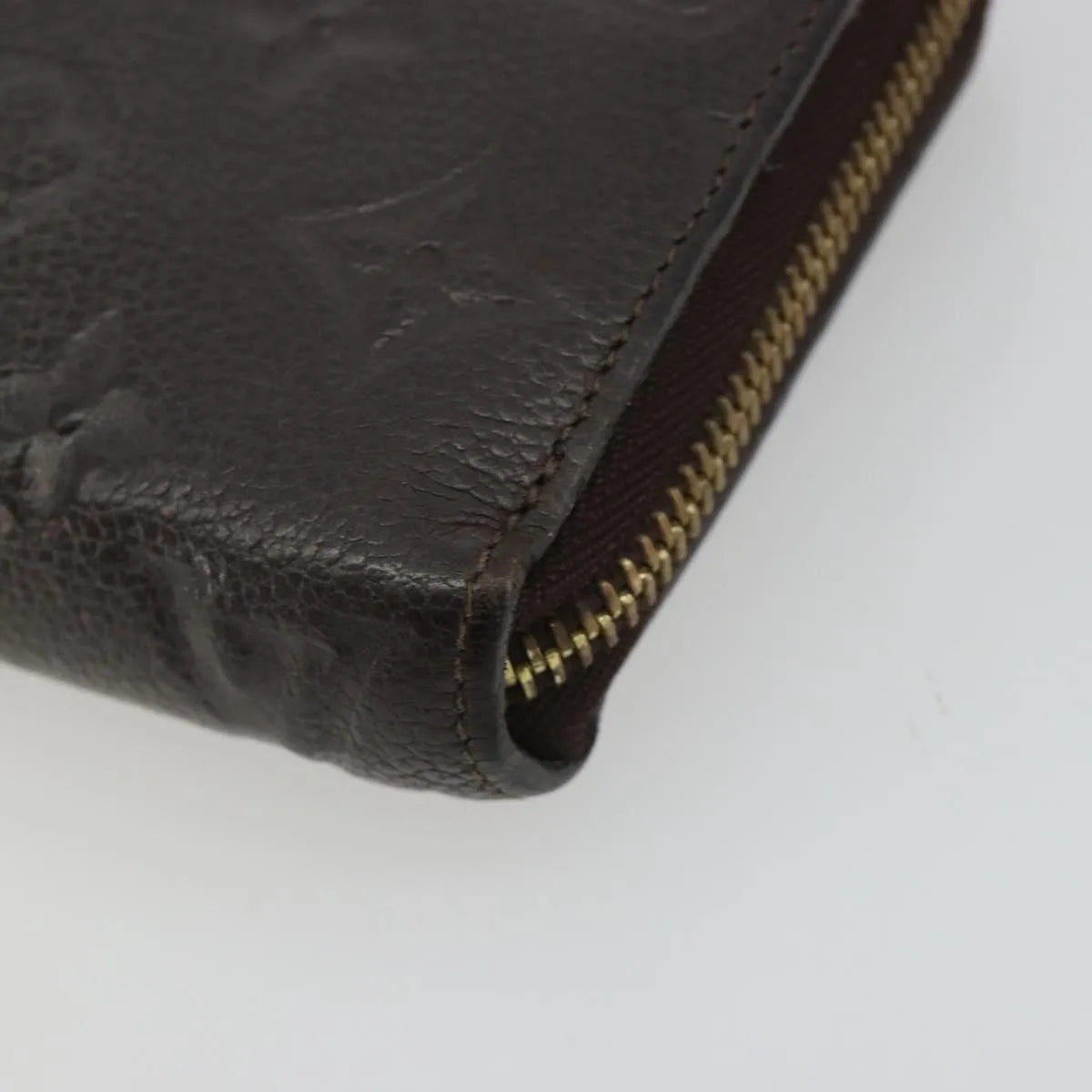 Louis Vuitton Zippy Wallet Nm Leather Empreinte Brown Leather Wallets Accessory (Pre-Owned)
