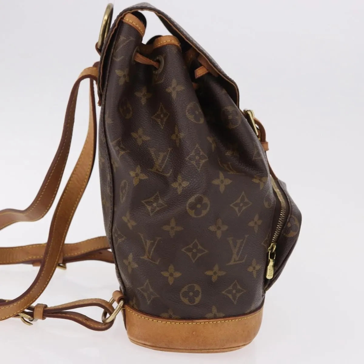 Louis Vuitton Montsouris Monogram Brown Canvas Backpack Bag (Pre-Owned)