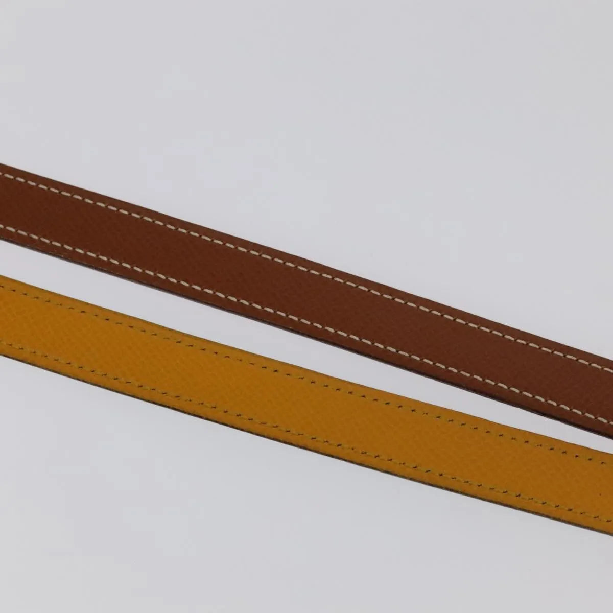 Hermes Double Hole Buckle Belt Metal And Leather Multicolour Leather Belts Accessory (Pre-Owned)