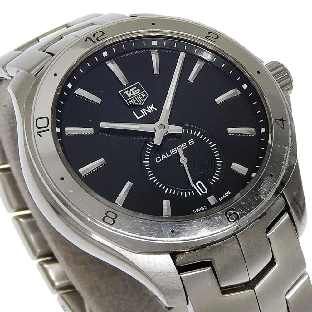 Tag Heuer Link Calibre 6 Automatic Stainless Steel Watch (Pre-Owned)