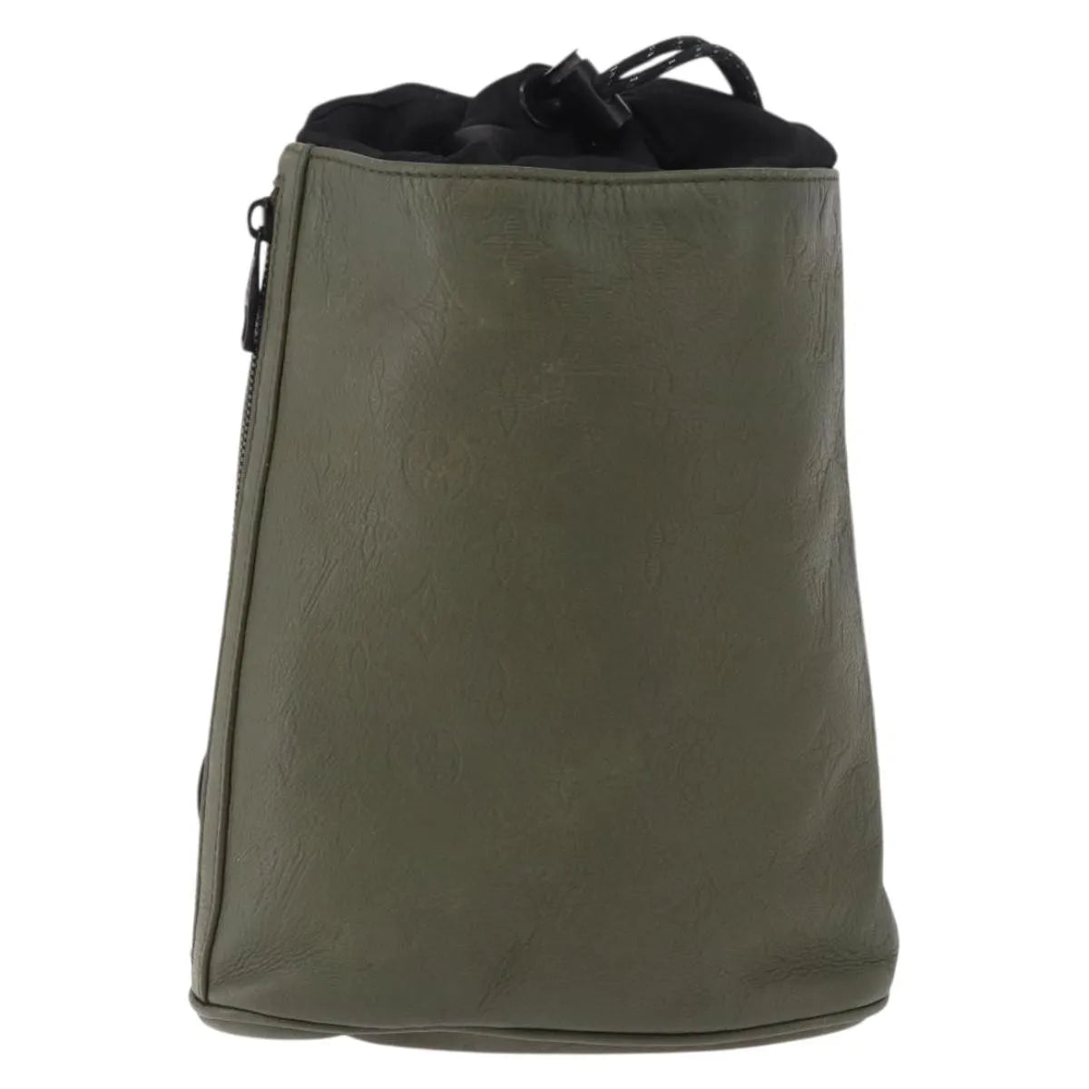 Louis Vuitton Chalk Sling Monogram Shadow Leather Green Canvas Shoulder Bag Bag (Pre-Owned)