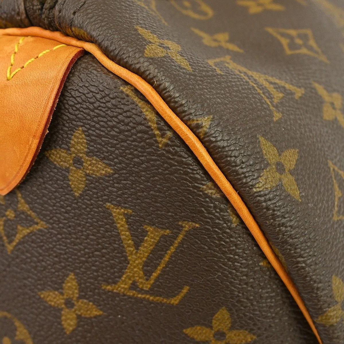 Louis Vuitton Keepall Monogram Canvas Brown Canvas Travel Bag Bag (Pre-Owned)