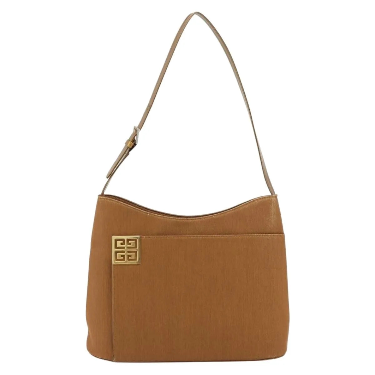 Givenchy Vintage 4G Canvas Brown Canvas Shoulder Bag Bag (Pre-Owned)