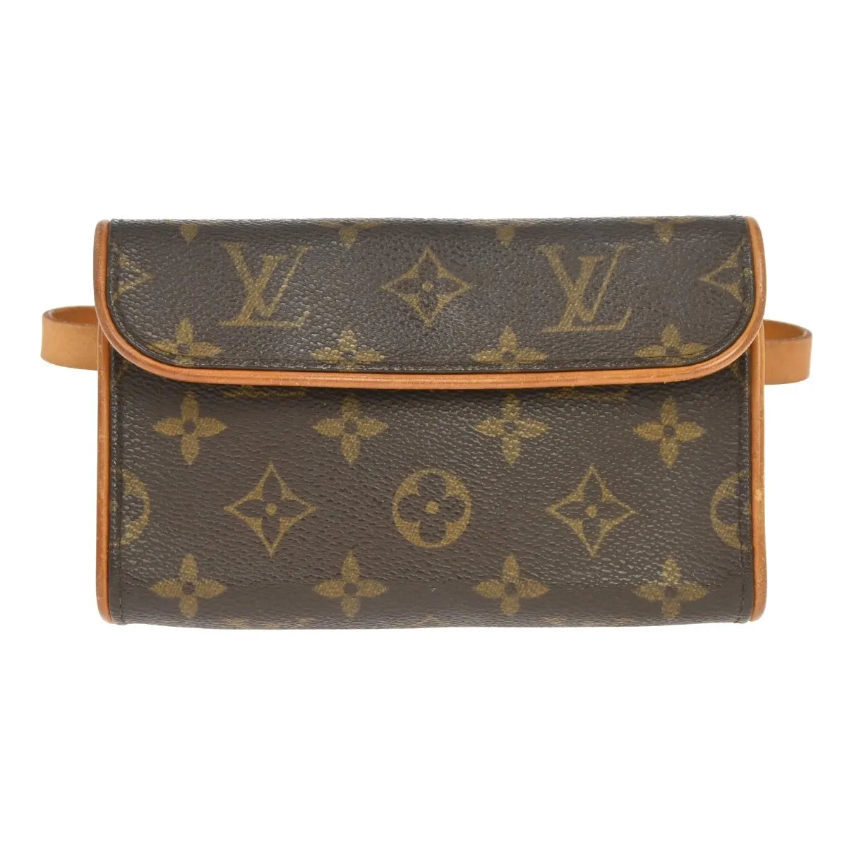 Louis Vuitton Florentine Pochette Monogram Canvas Brown Canvas Clutche & Pouche Bag (Pre-Owned)