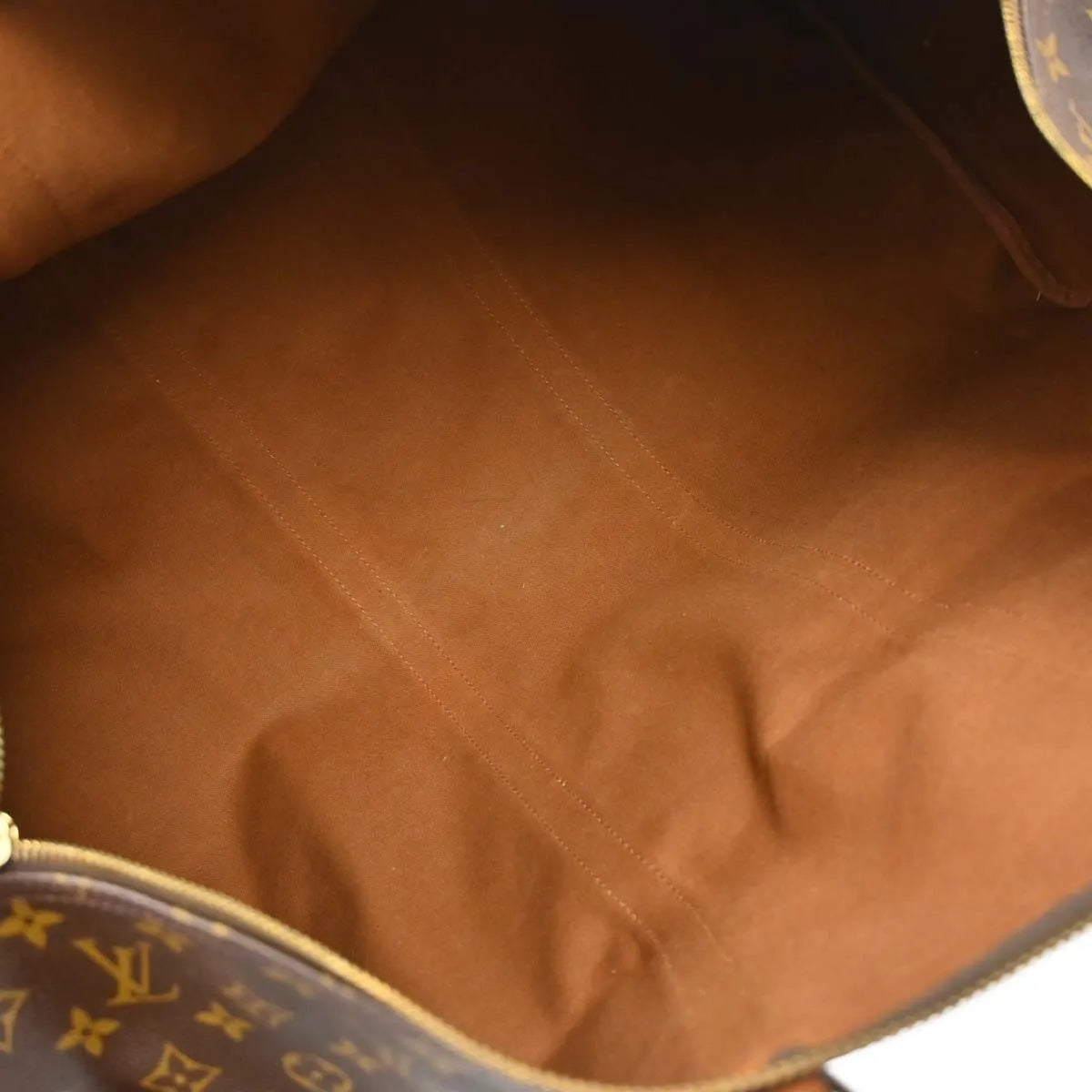 Louis Vuitton Keepall Monogram Canvas Brown Canvas Travel Bag Bag (Pre-Owned)