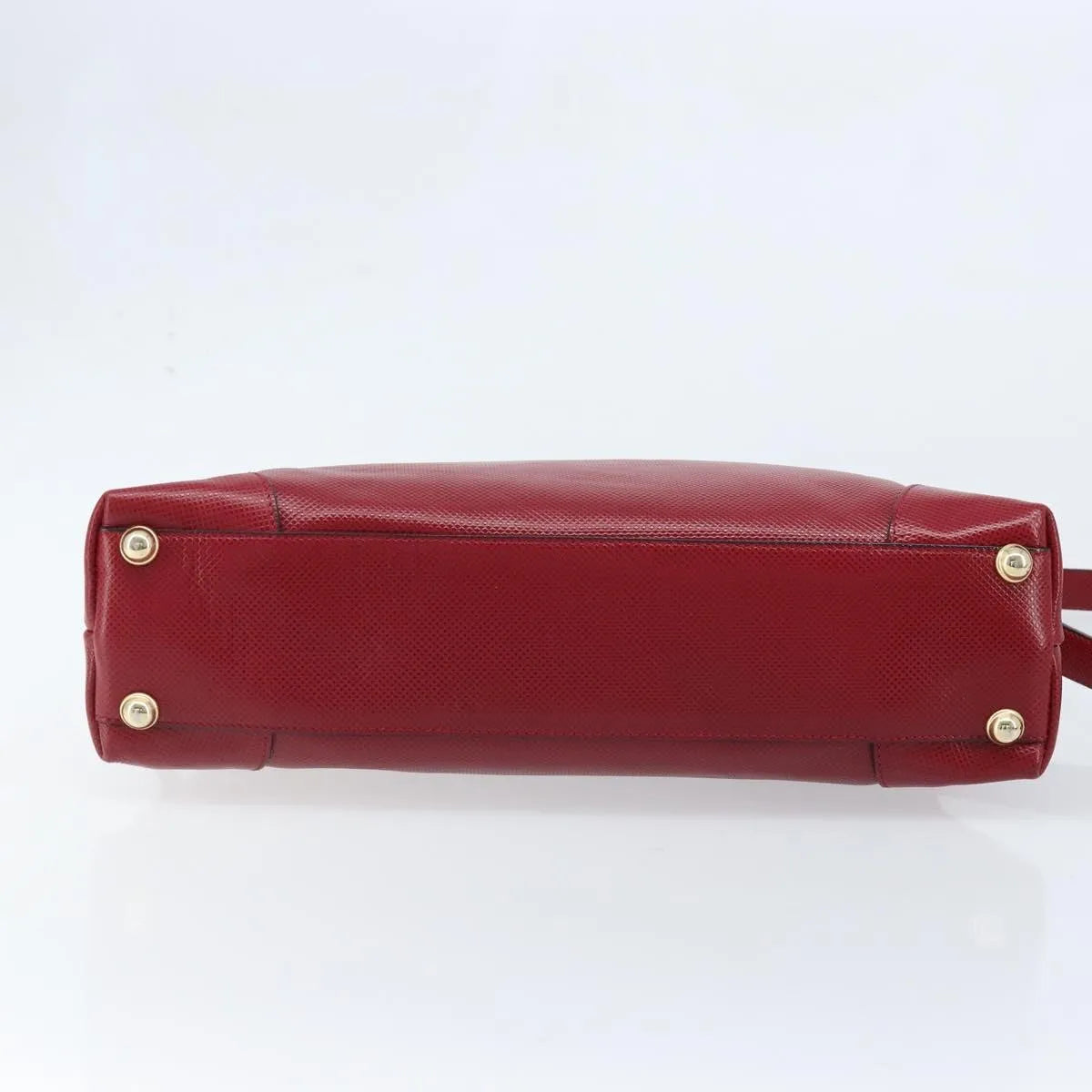 Bottega Veneta Vintage Leather Red Leather Handbag (Pre-Owned)
