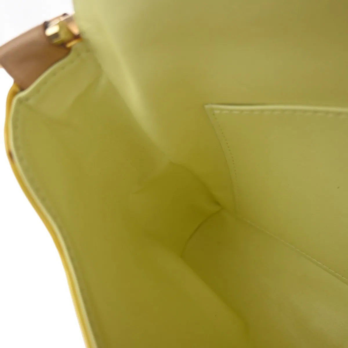 Louis Vuitton Thompson Street Monogram Vernis Yellow Patent_Leather Shoulder Bag Bag (Pre-Owned)
