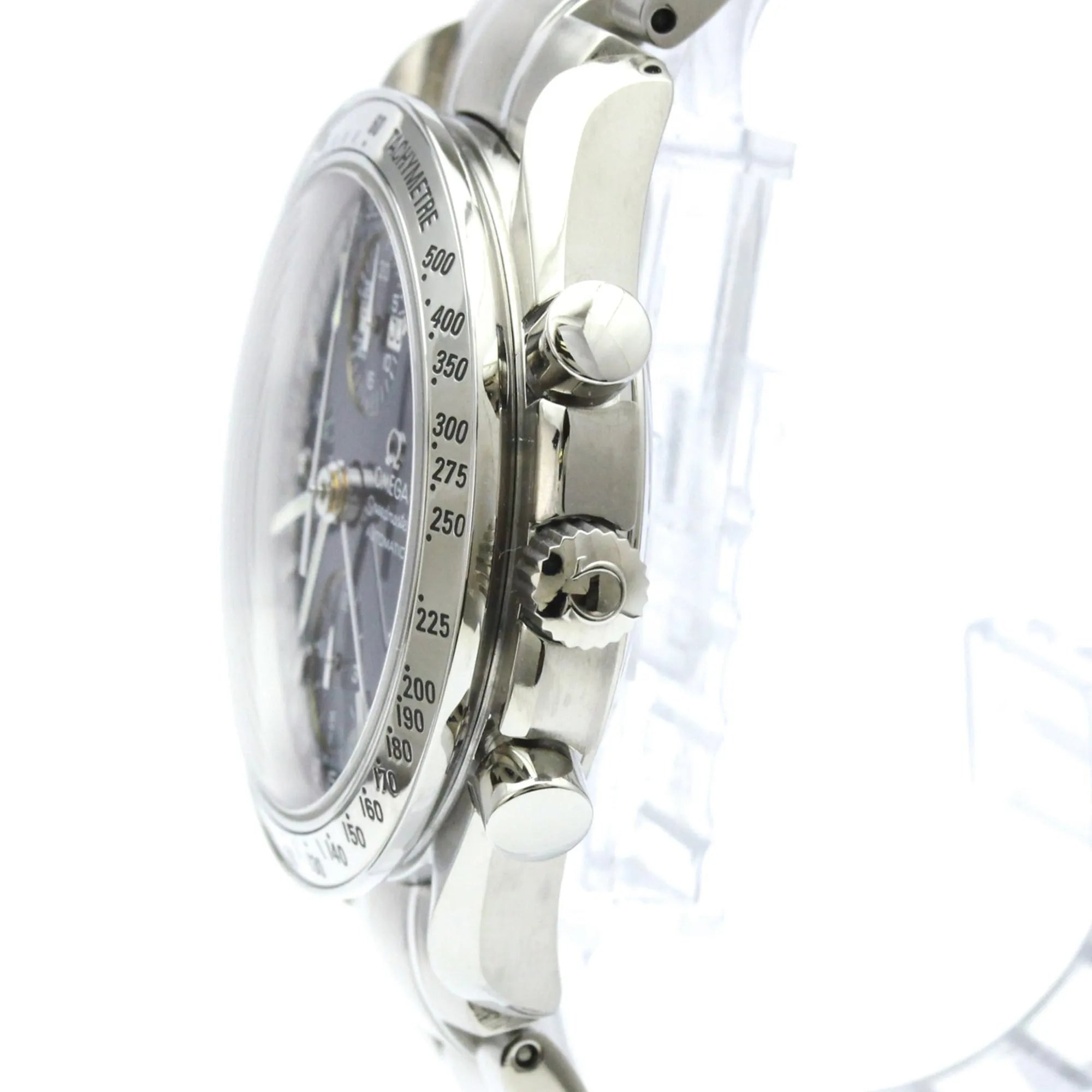 Omega Speedmaster Date/Day-Date Chronograph Automatic Stainless Steel Watch (Pre-Owned)
