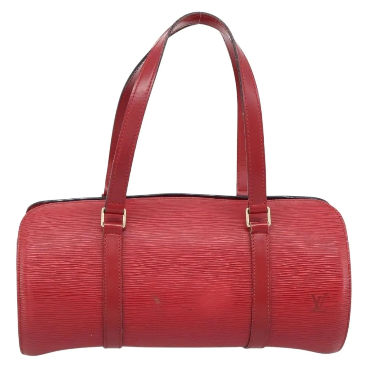 Louis Vuitton Soufflot Epi Leather Red Leather Handbag (Pre-Owned)