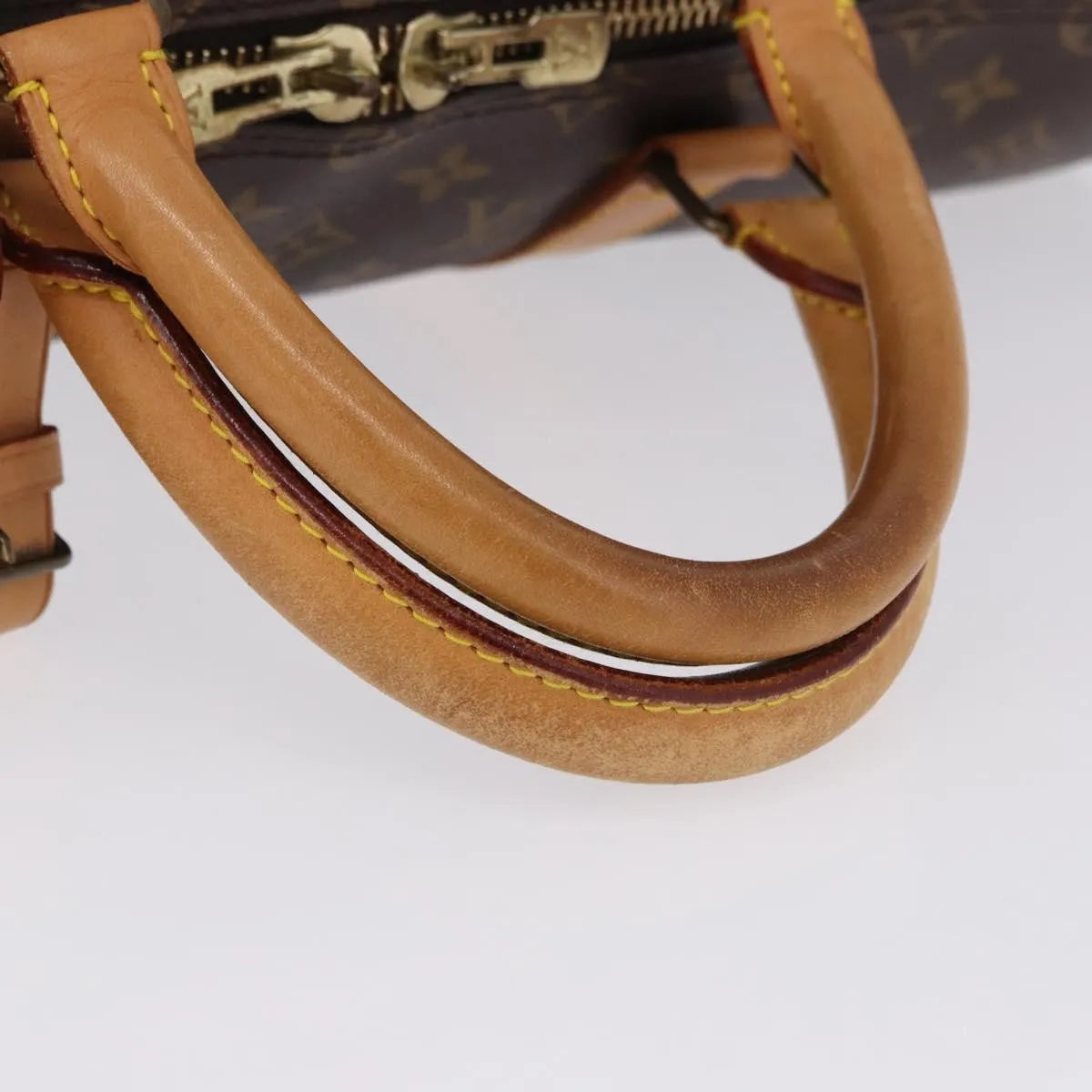 Louis Vuitton Keepall Bandoulière Monogram Brown Canvas Travel Bag Bag (Pre-Owned)