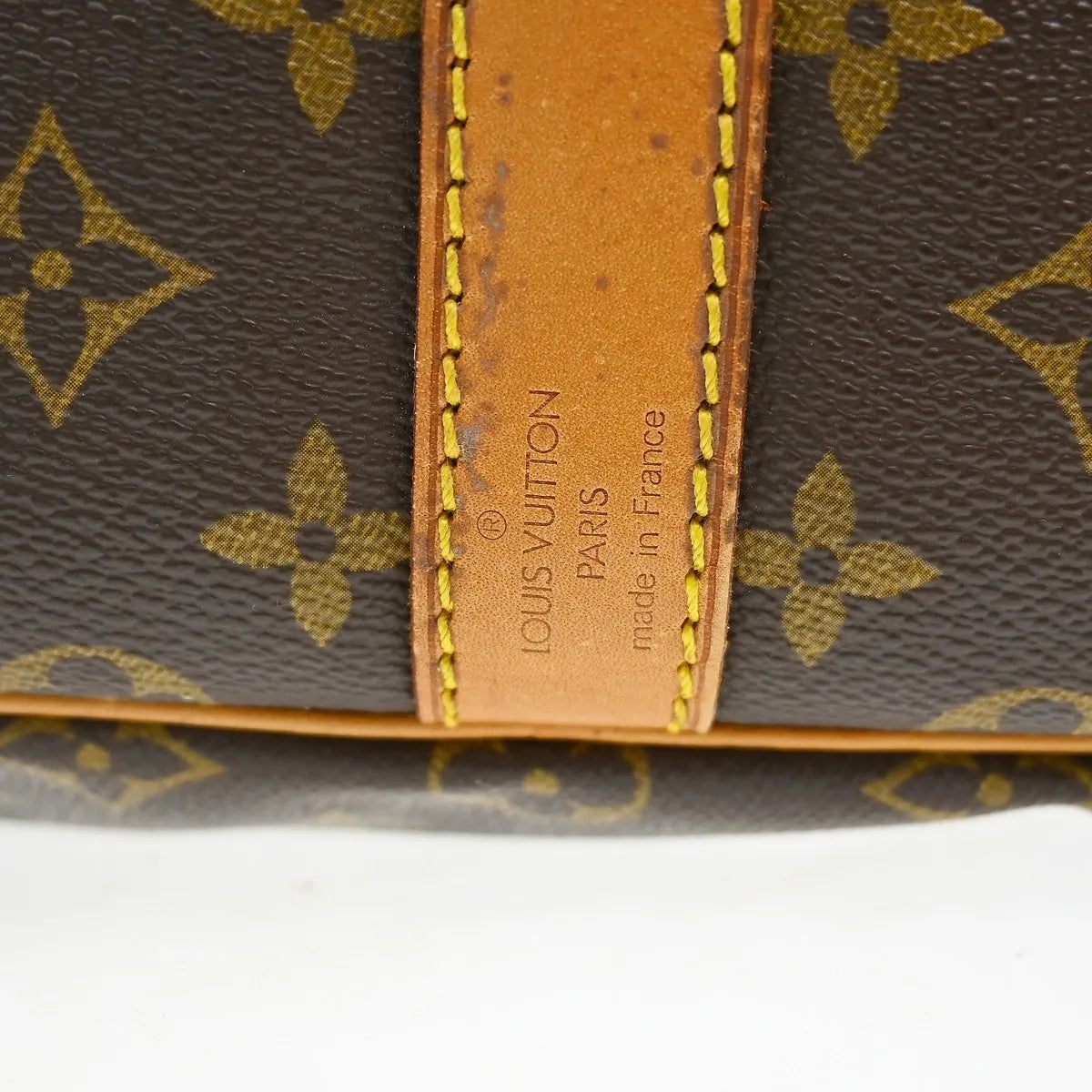 Louis Vuitton Keepall Bandouliere Monogram Canvas Brown Canvas Travel Bag Bag (Pre-Owned)