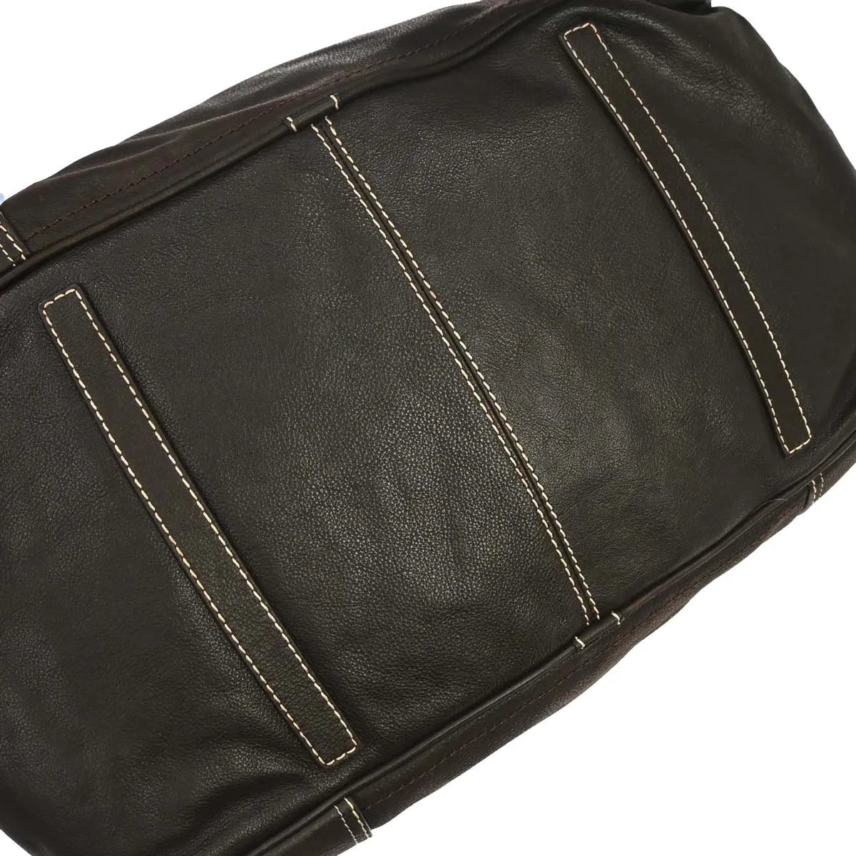 Loewe Anagram Bag Leather Brown Leather Handbag (Pre-Owned)