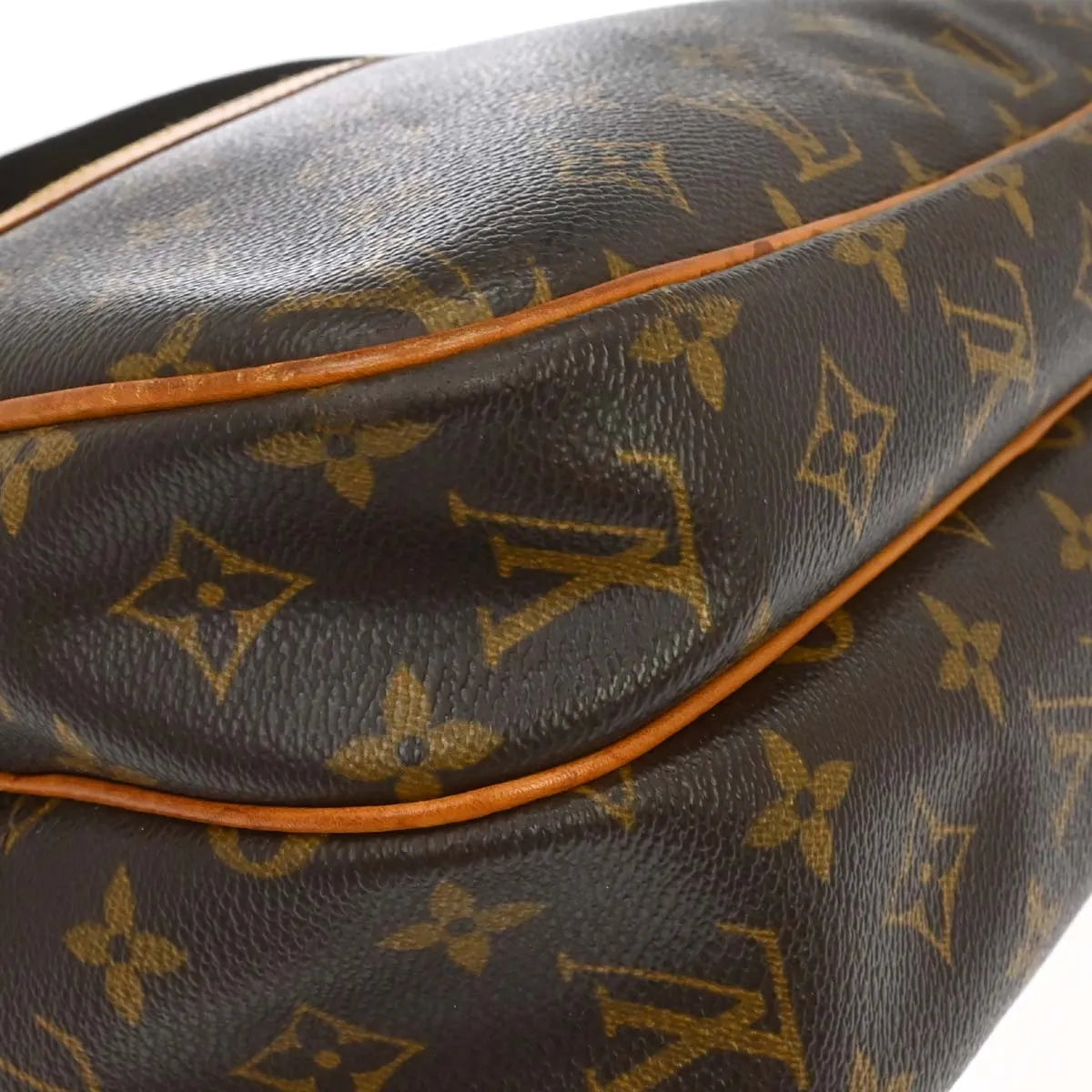 Louis Vuitton Reporter Monogram Canvas Brown Canvas Shoulder Bag Bag (Pre-Owned)