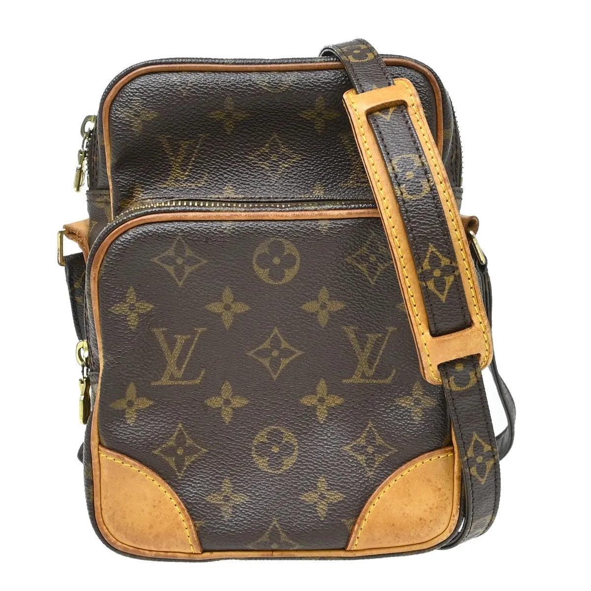 Louis Vuitton Amazone Monogram Canvas Brown Canvas Shoulder Bag Bag (Pre-Owned)